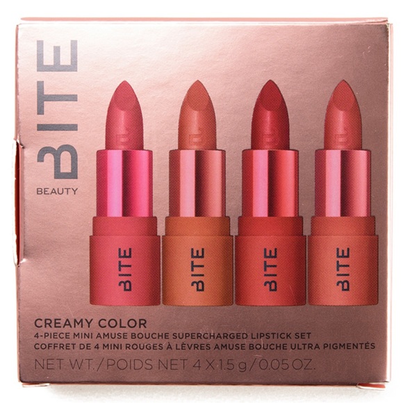 Bite Beauty Creamy Color Mini Amuse Bouche Supercharged Lipstick Set - Picture 3 of 4